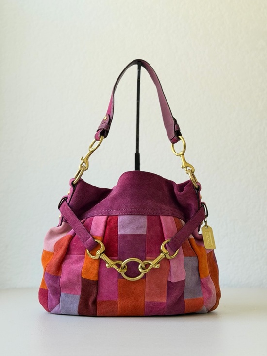 Coach Handbags - 2005 Vintage Coach Mosaic Pleated Hampton Hobo